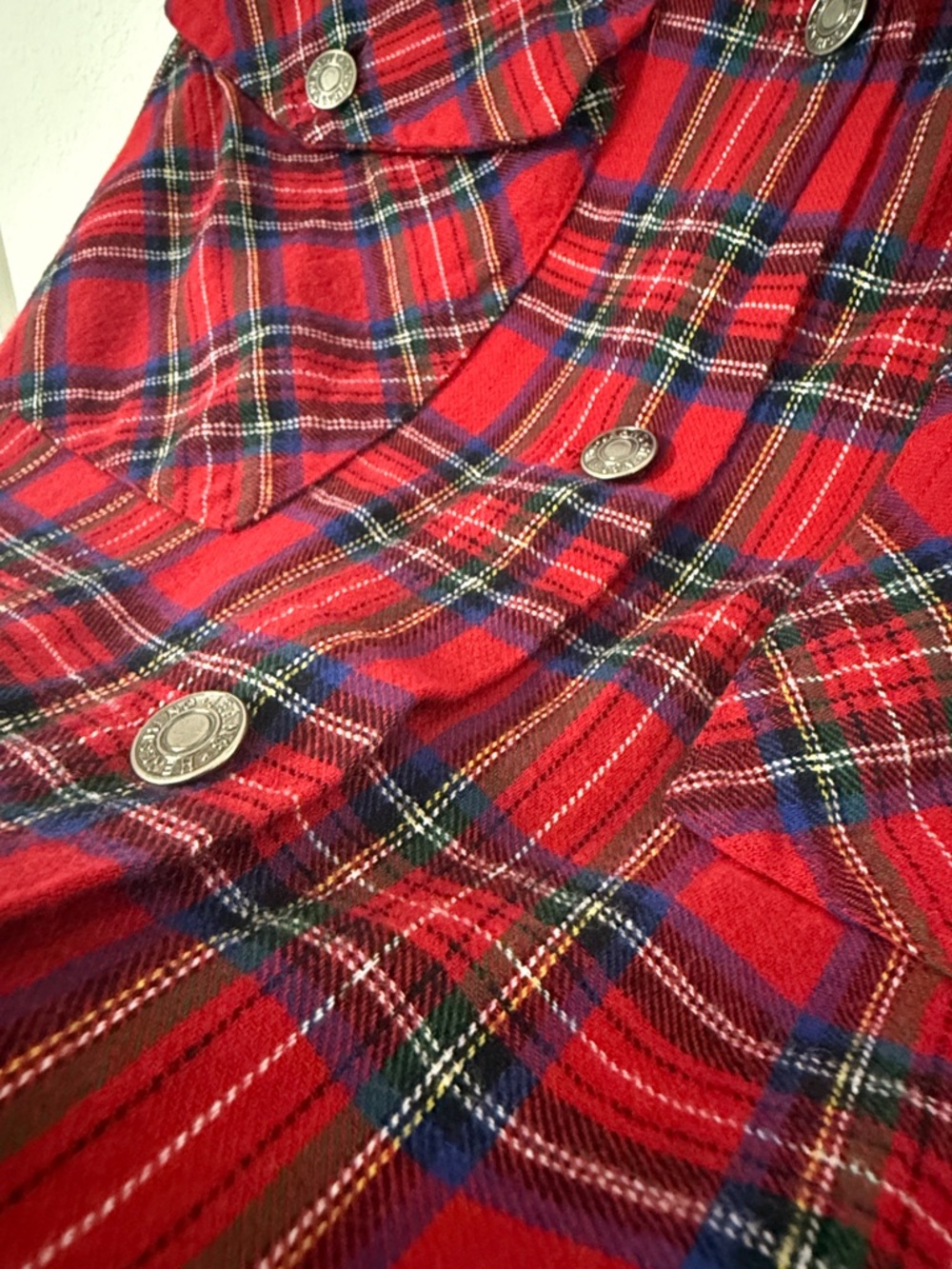Lilypad Red Plaid Button-Down Shirt - Picture 7 of 9